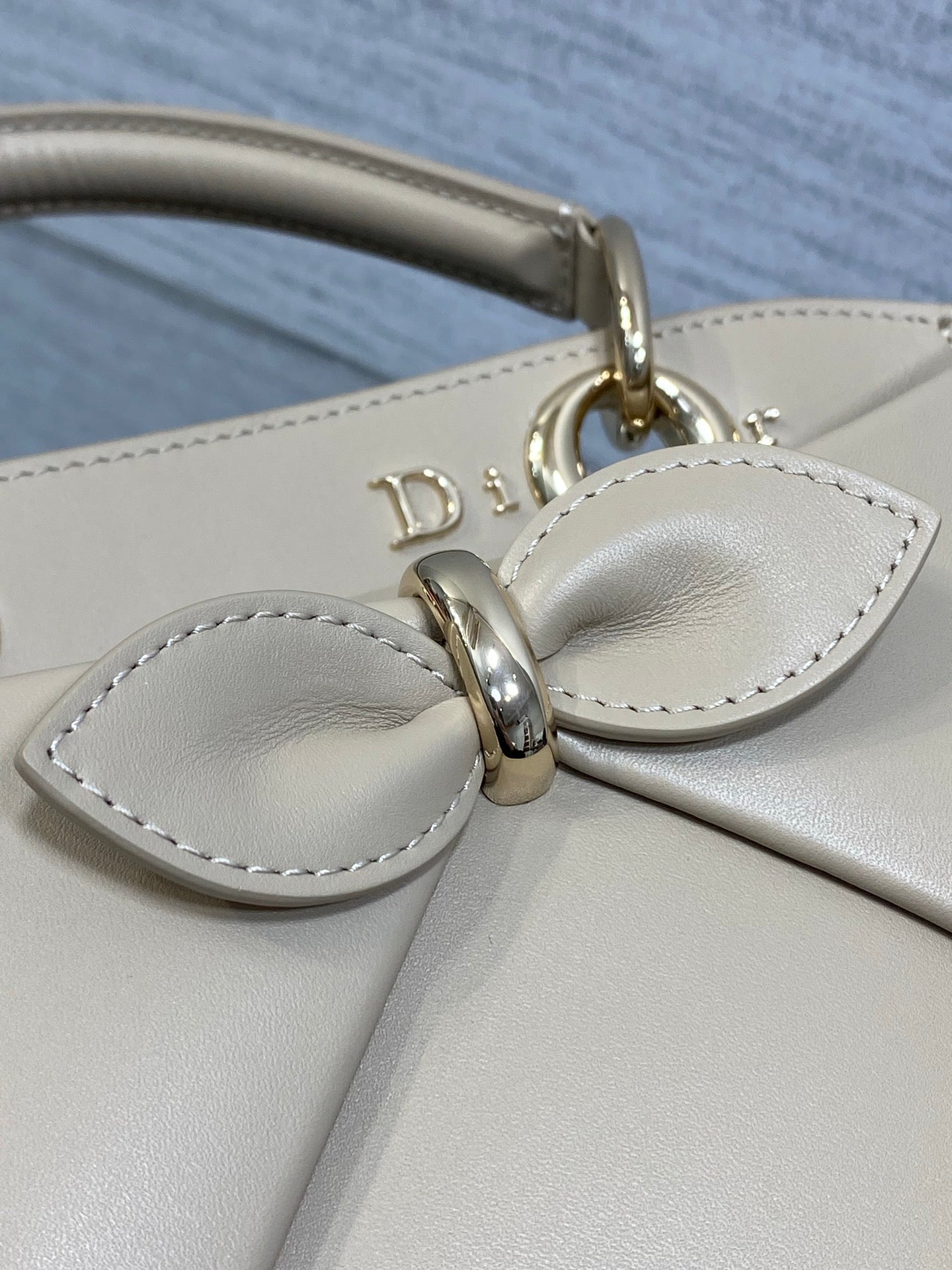 Dior Cigale Apricot Smooth Calfskin Top Handle Bag M0737 - Default Title - View 7