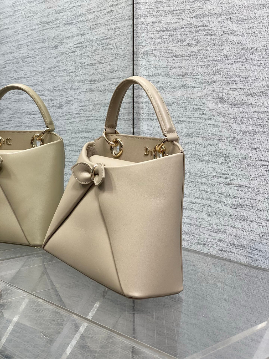 Dior Cigale Apricot Smooth Calfskin Top Handle Bag M0737 - Default Title - View 4