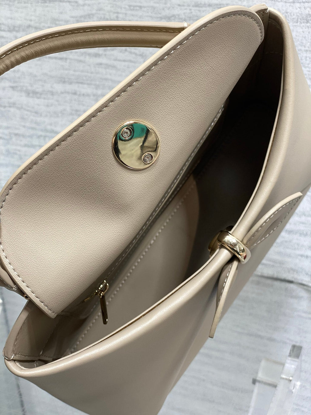 Dior Cigale Apricot Smooth Calfskin Top Handle Bag M0737 - Default Title - View 8