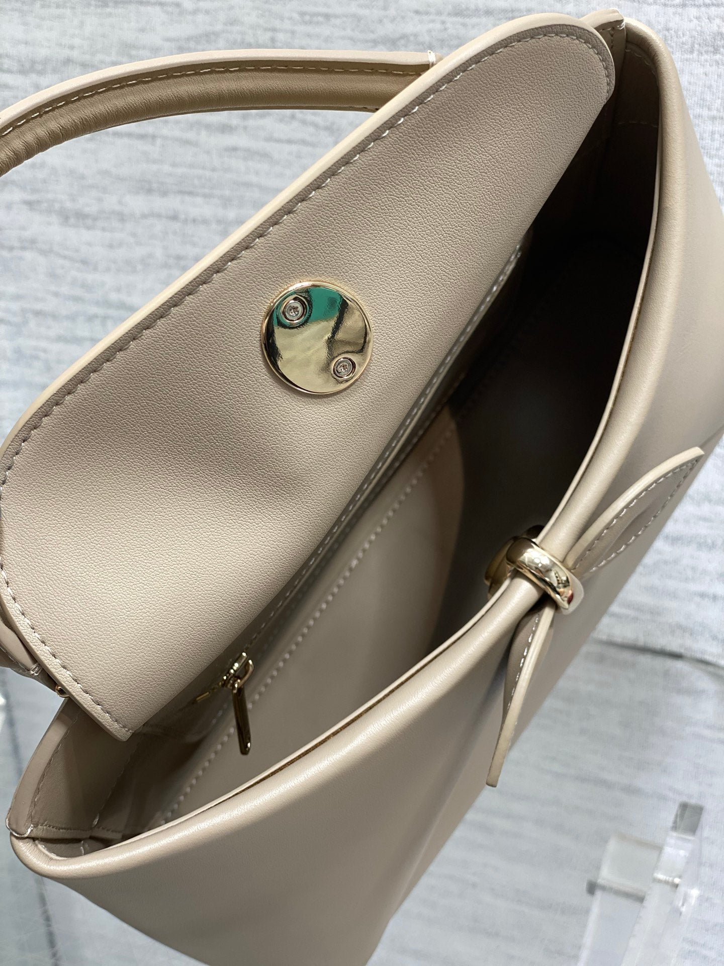 Dior Cigale Apricot Smooth Calfskin Top Handle Bag M0737 - Default Title - View 8