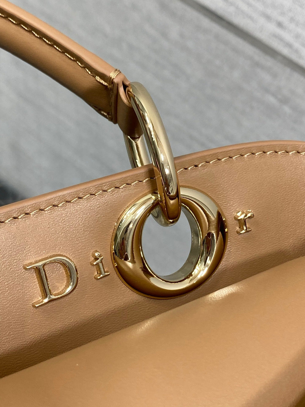 Dior Cigale Brown Smooth Calfskin Top Handle Bag M0737 - Default Title - View 7
