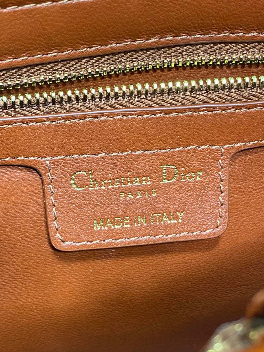 Dior Cigale Top Handle Bag - M0737 - Brown Crocodile Leather - Default Title - View 9