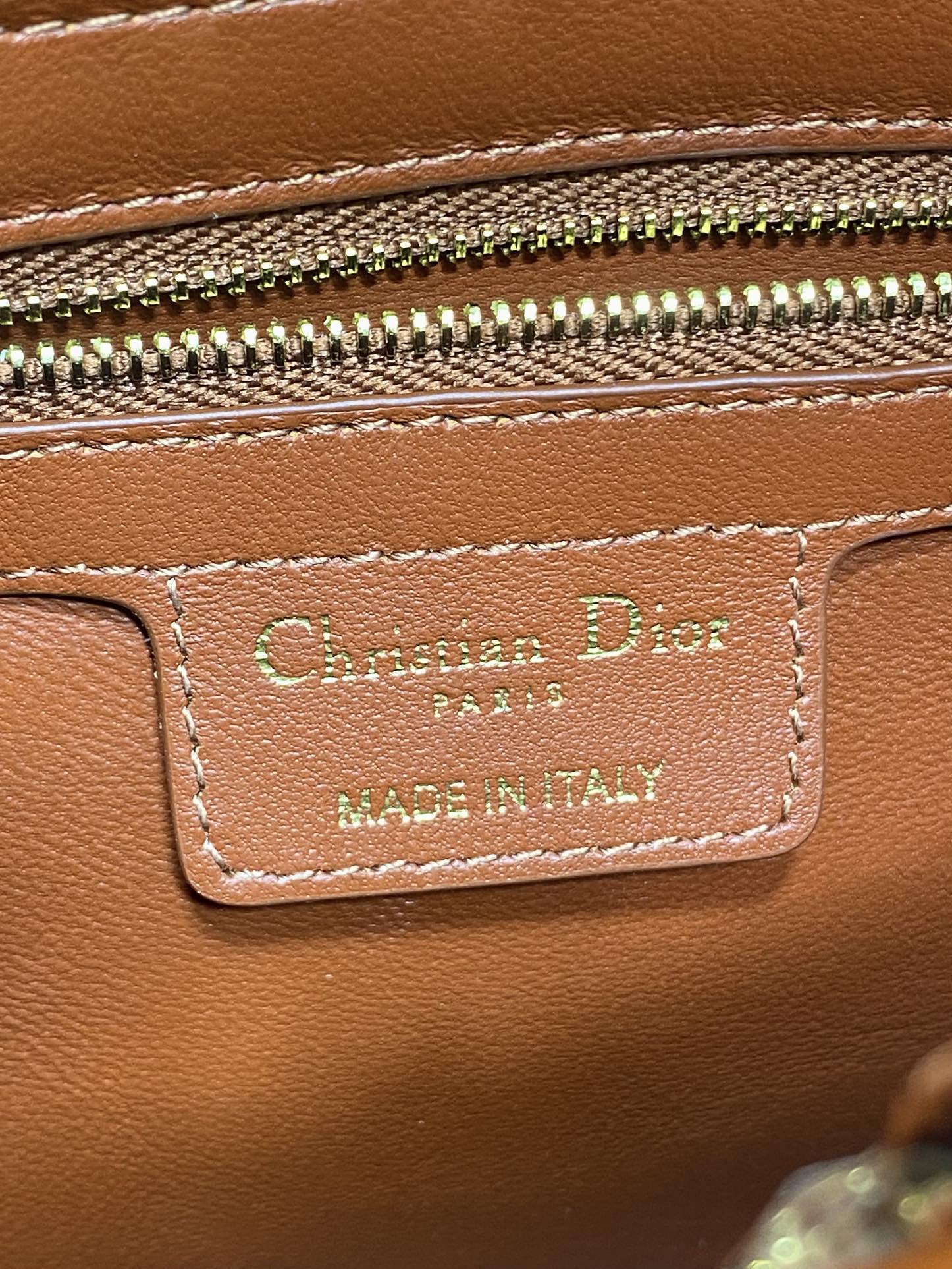 Dior Cigale Top Handle Bag - M0737 - Brown Crocodile Leather - Default Title - View 9