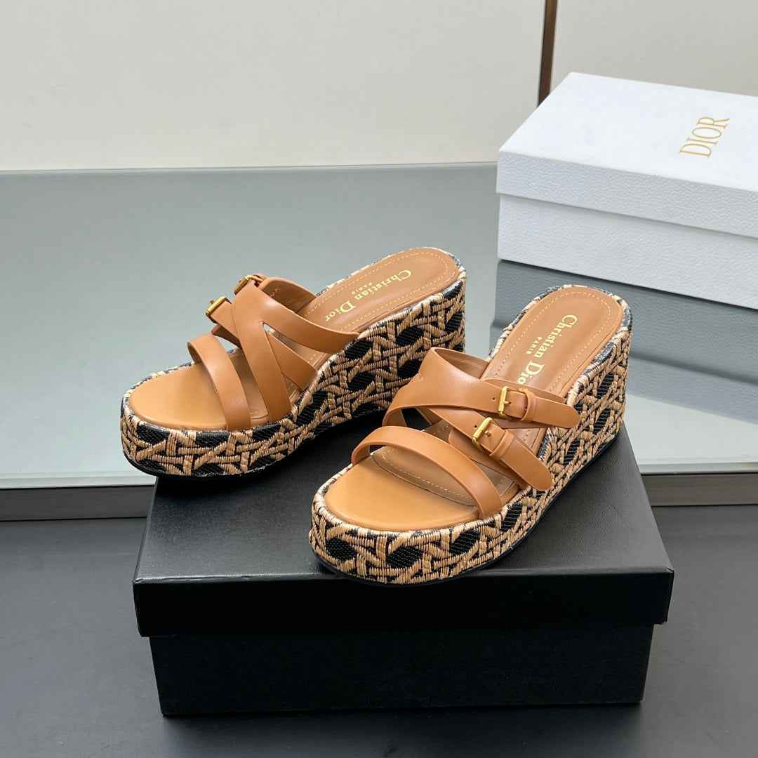 Dior Dway Wedge Sandal for Women KCO3838