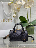 Dior Groove 16 Mini Bag S4000 Black Macrocannage Calfskin - Default Title - View 1