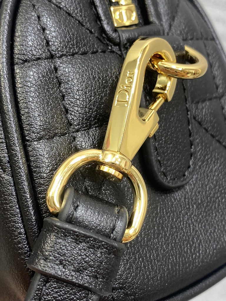 Dior Groove 16 Mini Bag S4000 Black Macrocannage Calfskin - Default Title - View 5