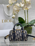 Dior Groove 16 Mini Bag S2348 Blue Dior Oblique Jacquard - Default Title - View 1