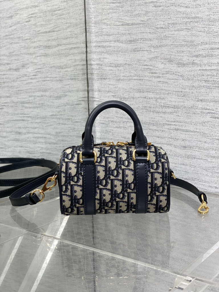 Dior Groove 16 Mini Bag S2348 Blue Dior Oblique Jacquard - Default Title - View 2