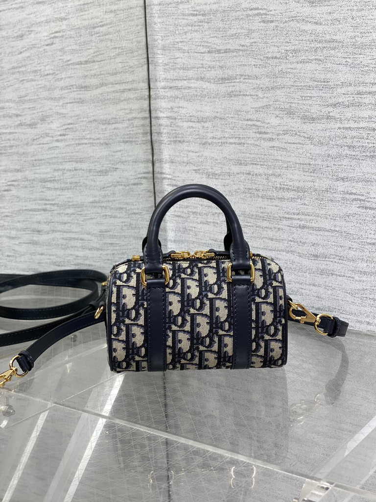 Dior Groove 16 Mini Bag S2348 Blue Dior Oblique Jacquard - Default Title - View 3