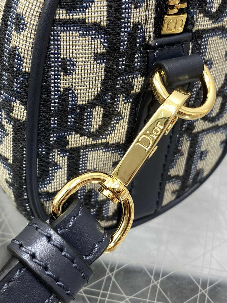 Dior Groove 16 Mini Bag S2348 Blue Dior Oblique Jacquard - Default Title - View 7