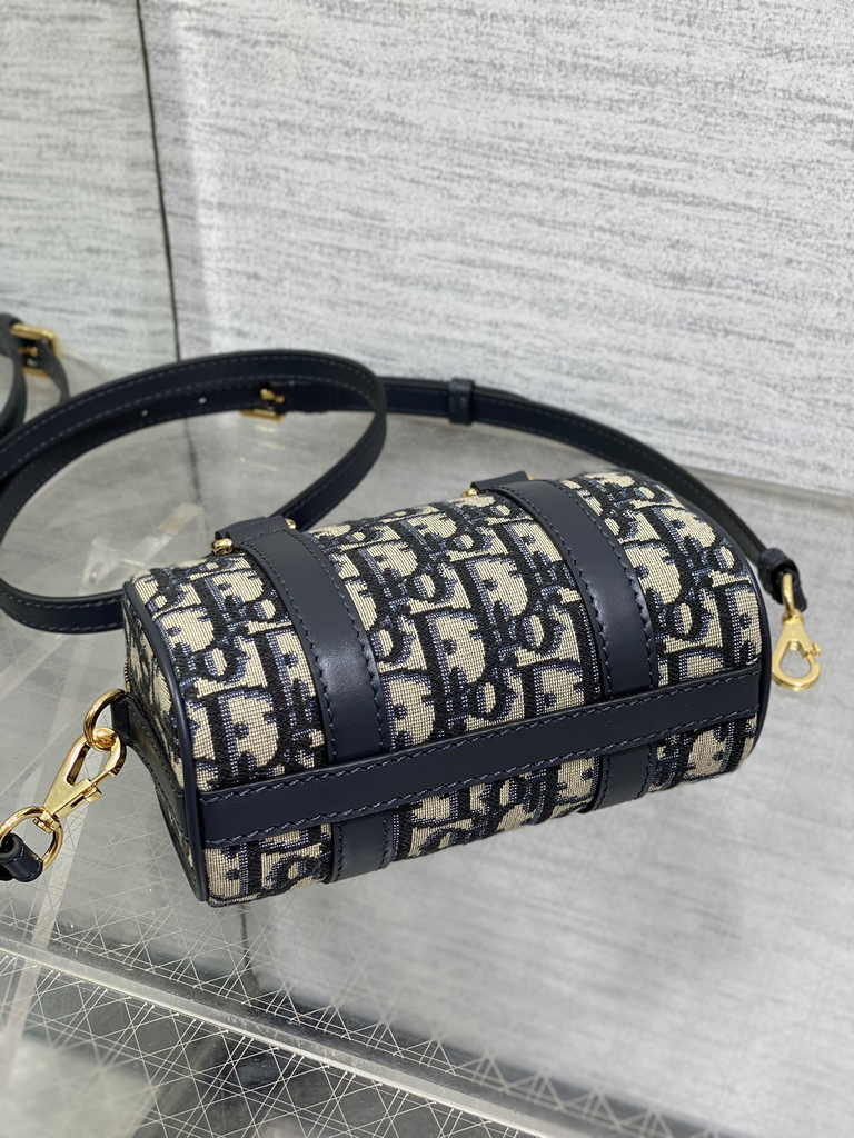 Dior Groove 16 Mini Bag S2348 Blue Dior Oblique Jacquard - Default Title - View 5