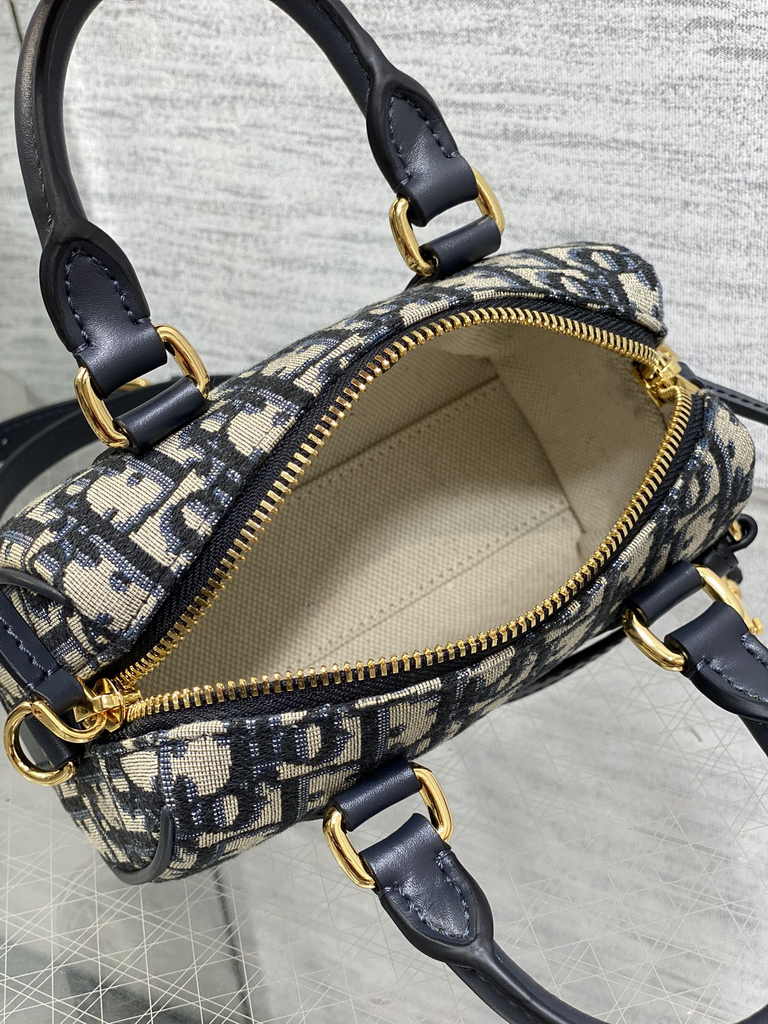 Dior Groove 16 Mini Bag S2348 Blue Dior Oblique Jacquard - Default Title - View 6