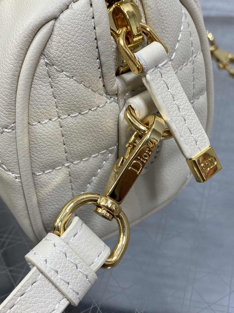 Dior Groove 16 Mini Bag S4000 Beige Macrocannage Calfskin - Default Title - View 5