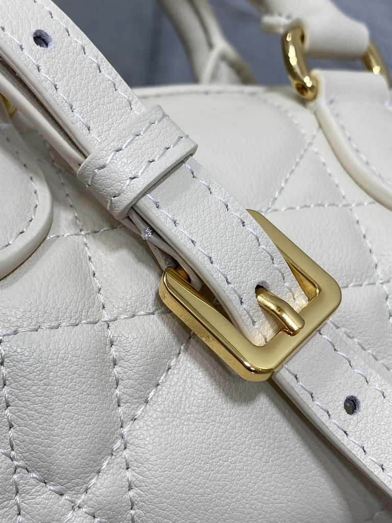 Dior Groove 16 Mini Bag S4000 Beige Macrocannage Calfskin - Default Title - View 6