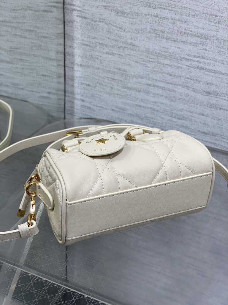 Dior Groove 16 Mini Bag S4000 Beige Macrocannage Calfskin - Default Title - View 8
