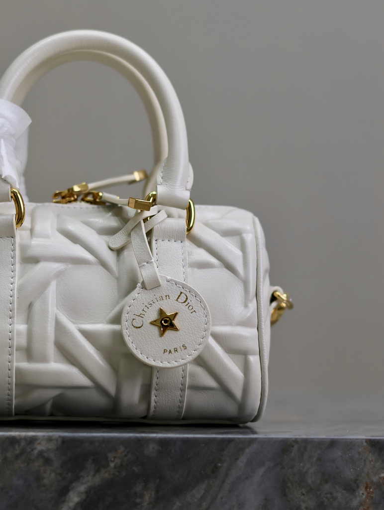 Dior Groove 16 Mini Bag S4000 White Graphic Cannage Calfskin - Default Title - View 8