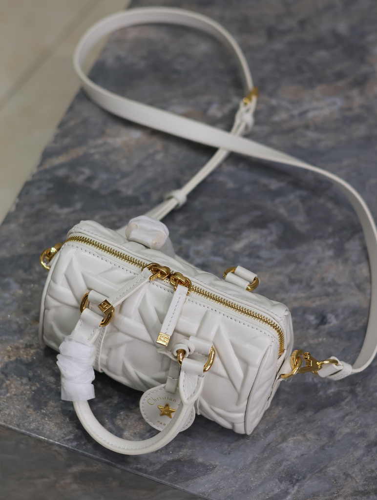 Dior Groove 16 Mini Bag S4000 White Graphic Cannage Calfskin - Default Title - View 5