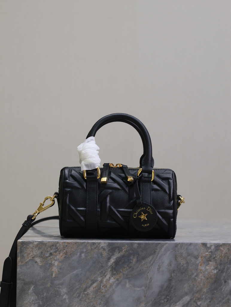 Dior Groove 16 Mini Bag S4000 Black Graphic Cannage Calfskin - Default Title - View 1