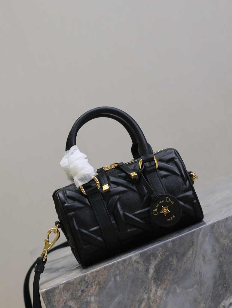 Dior Groove 16 Mini Bag S4000 Black Graphic Cannage Calfskin - Default Title - View 3