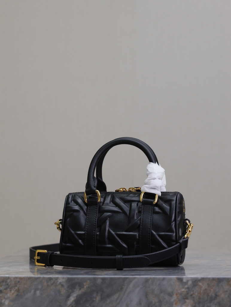 Dior Groove 16 Mini Bag S4000 Black Graphic Cannage Calfskin - Default Title - View 2