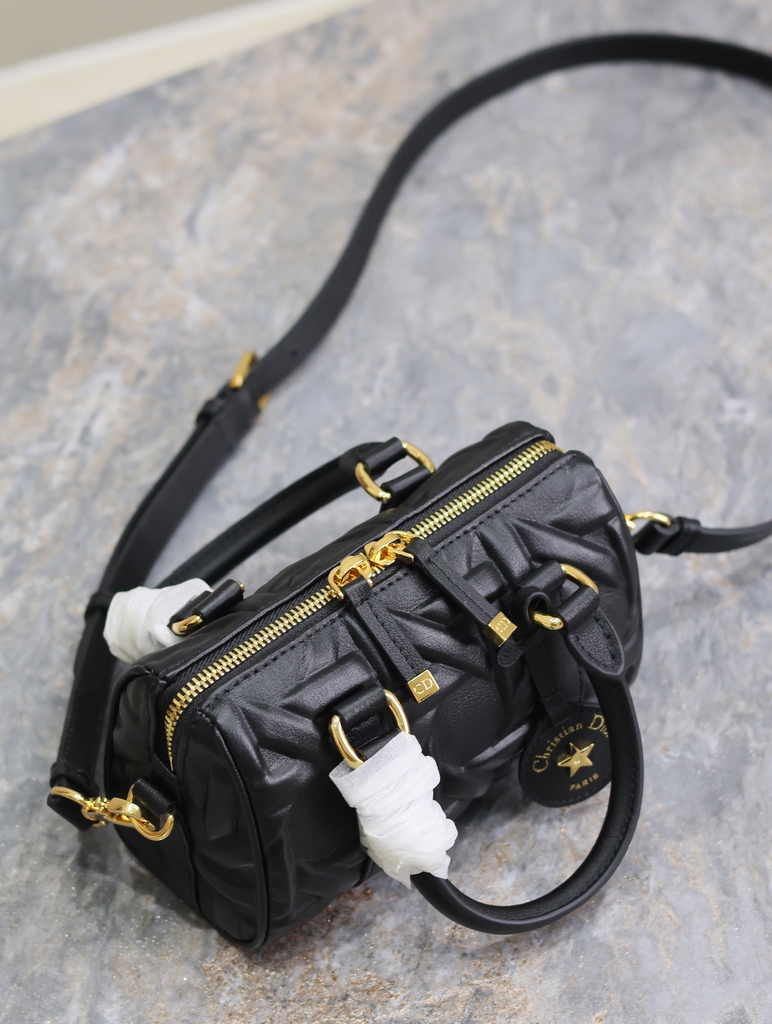 Dior Groove 16 Mini Bag S4000 Black Graphic Cannage Calfskin - Default Title - View 7