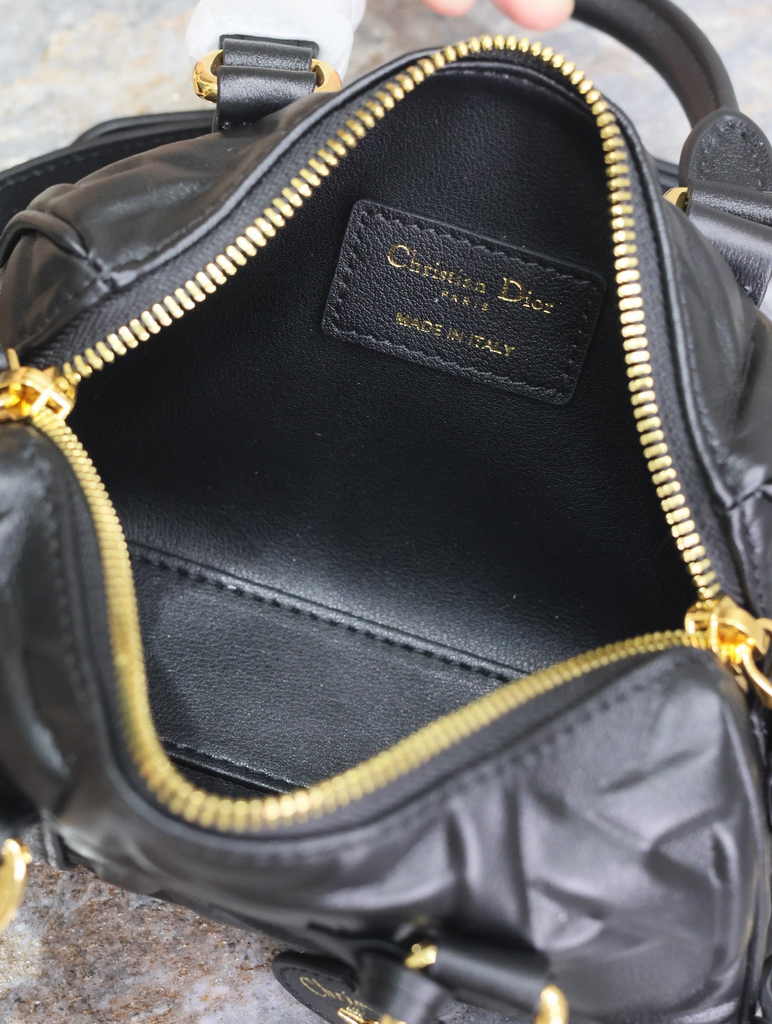 Dior Groove 16 Mini Bag S4000 Black Graphic Cannage Calfskin - Default Title - View 8