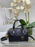 Dior Groove 20 Bag M1364 Black Macrocannage Calfskin - Default Title - View 1