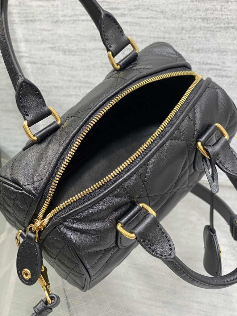 Dior Groove 20 Bag M1364 Black Macrocannage Calfskin - Default Title - View 5