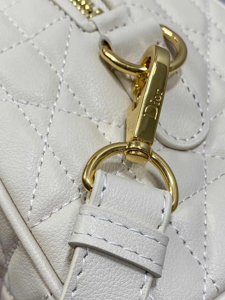 Dior Groove 20 Bag M1364 Dusty Ivory Macrocannage Calfskin - Default Title - View 9