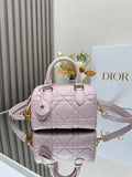 Dior Groove 20 Bag M1364 Powder Pink Macrocannage Calfskin - Default Title - View 1