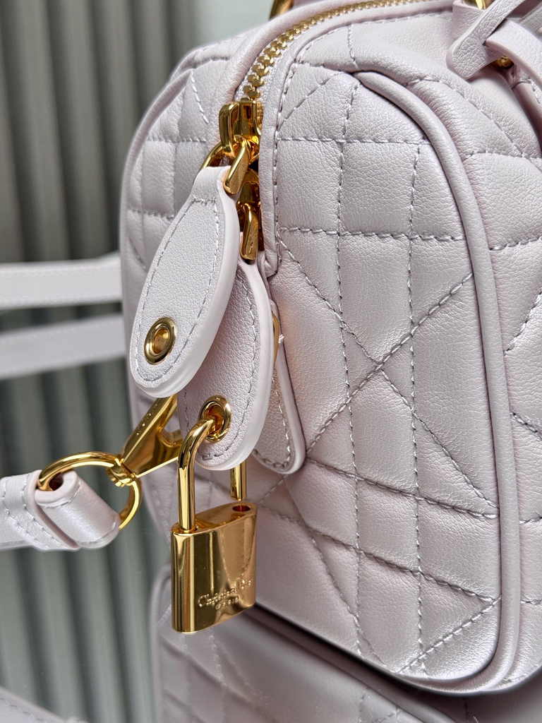 Dior Groove 20 Bag M1364 Powder Pink Macrocannage Calfskin - Default Title - View 5