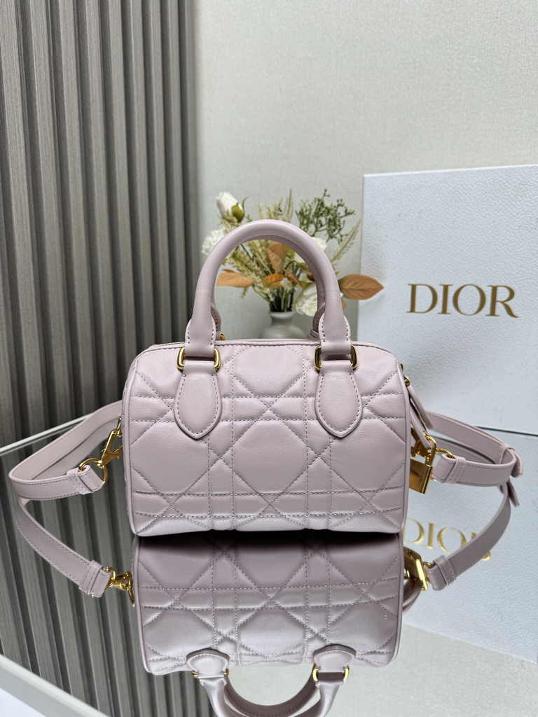 Dior Groove 20 Bag M1364 Powder Pink Macrocannage Calfskin - Default Title - View 6