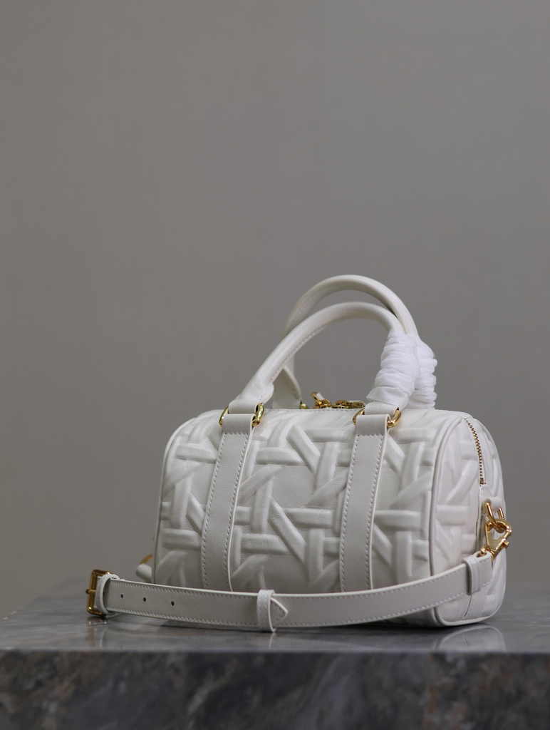 Dior Groove 20 Bag M1364 White Graphic Cannage Calfskin - Default Title - View 3