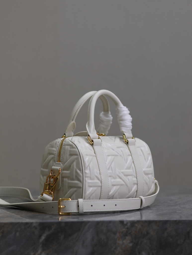 Dior Groove 20 Bag M1364 White Graphic Cannage Calfskin - Default Title - View 4