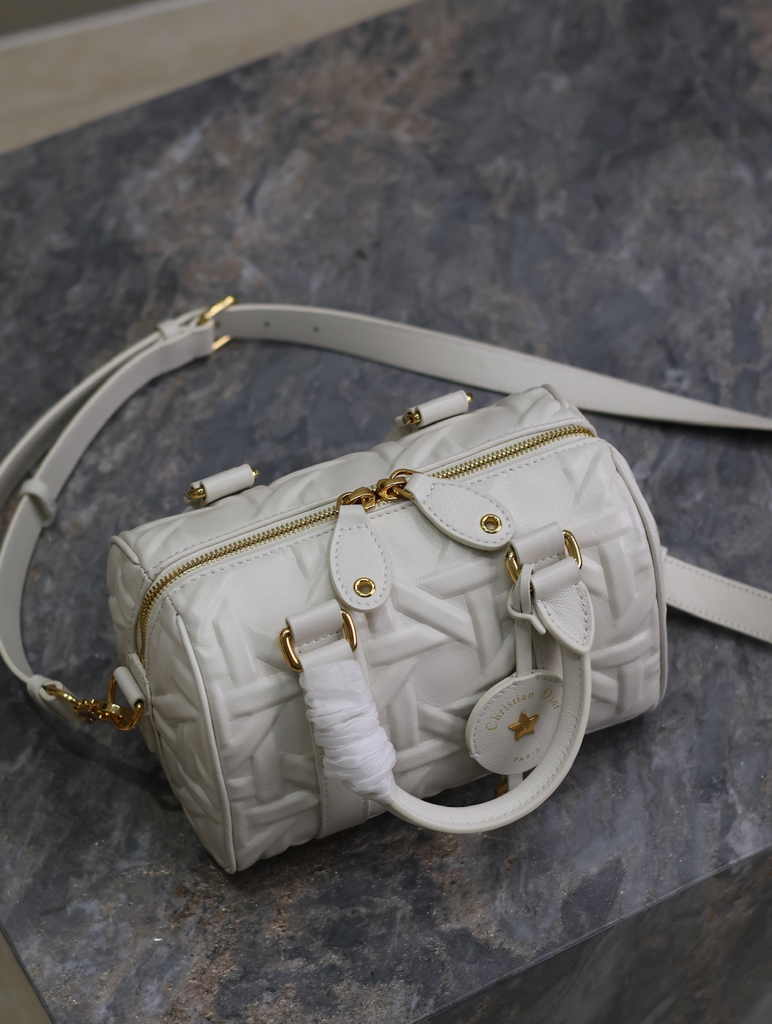 Dior Groove 20 Bag M1364 White Graphic Cannage Calfskin - Default Title - View 7