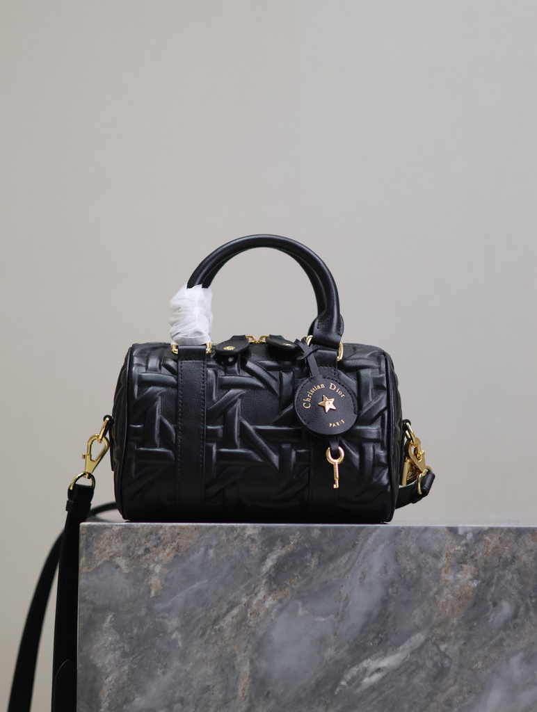 Dior Groove 20 Bag M1364 Black Graphic Cannage Calfskin - Default Title - View 1