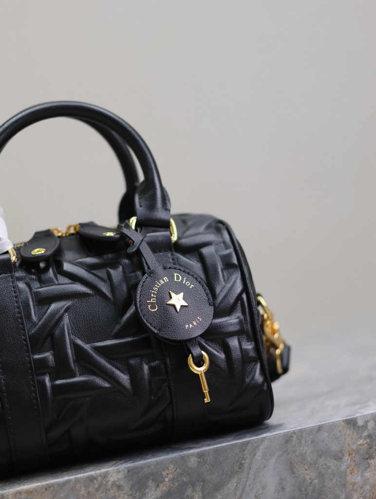 Dior Groove 20 Bag M1364 Black Graphic Cannage Calfskin - Default Title - View 9