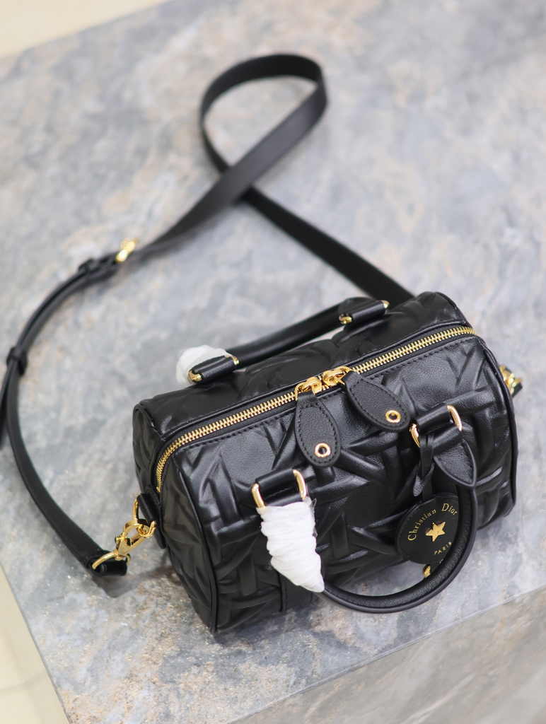 Dior Groove 20 Bag M1364 Black Graphic Cannage Calfskin - Default Title - View 6