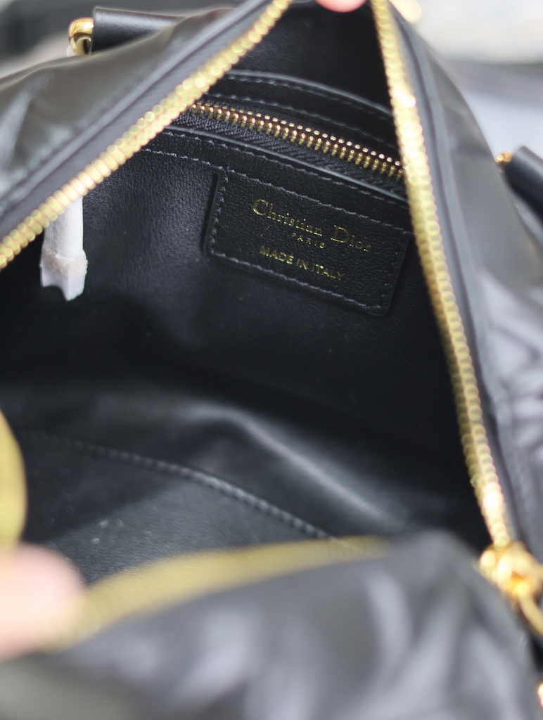 Dior Groove 20 Bag M1364 Black Graphic Cannage Calfskin - Default Title - View 7