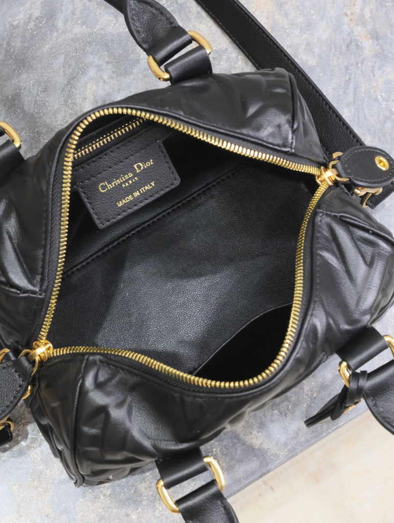 Dior Groove 20 Bag M1364 Black Graphic Cannage Calfskin - Default Title - View 8