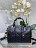 Dior Groove 25 Bag M1365 Black Macrocannage Calfskin - Default Title - View 1