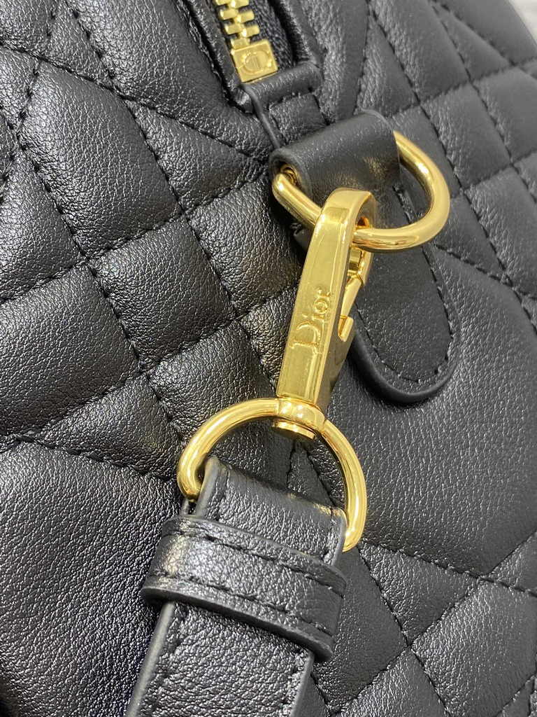 Dior Groove 25 Bag M1365 Black Macrocannage Calfskin - Default Title - View 9