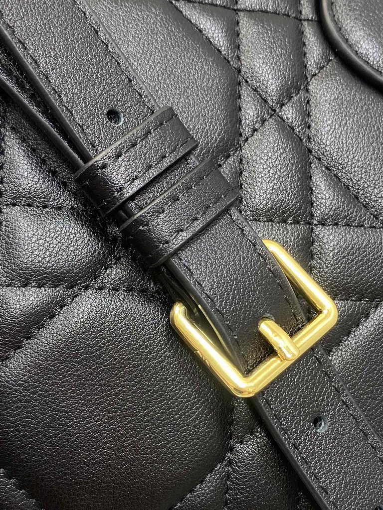 Dior Groove 25 Bag M1365 Black Macrocannage Calfskin - Default Title - View 8