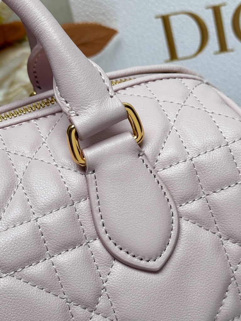 Dior Groove 25 Bag M1365 Powder Pink Macrocannage Calfskin - Default Title - View 3