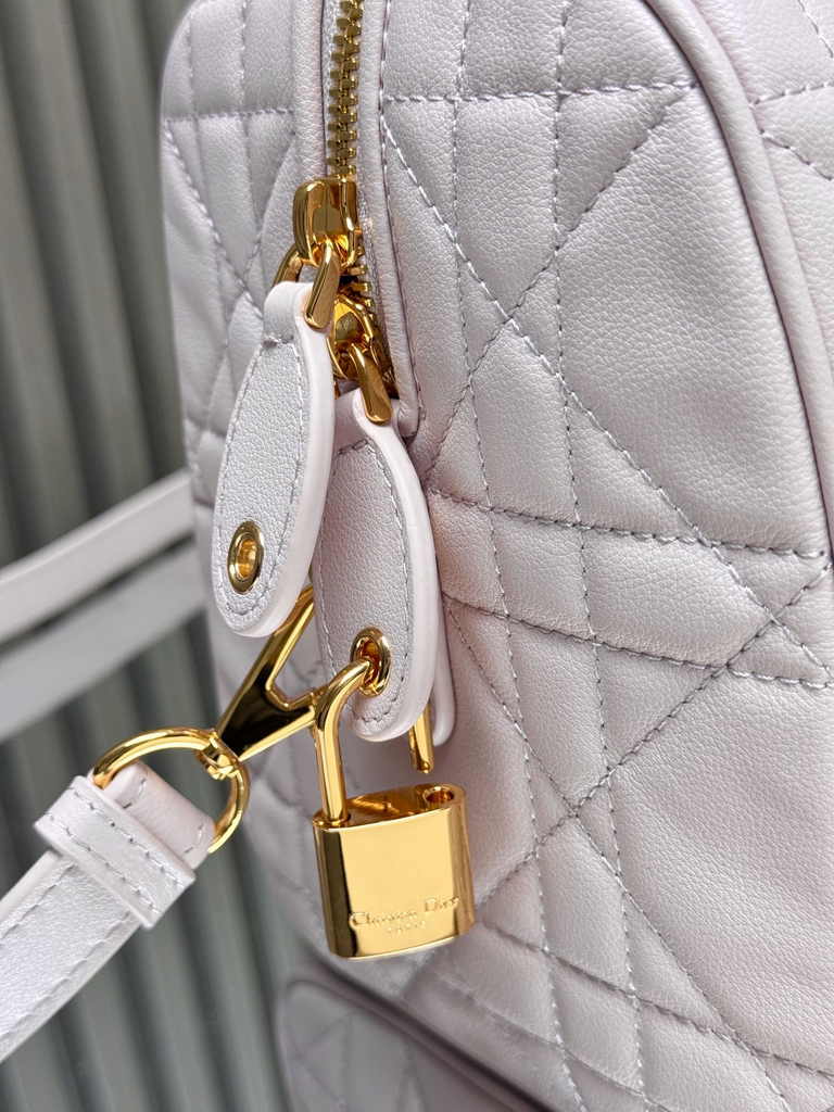 Dior Groove 25 Bag M1365 Powder Pink Macrocannage Calfskin - Default Title - View 5