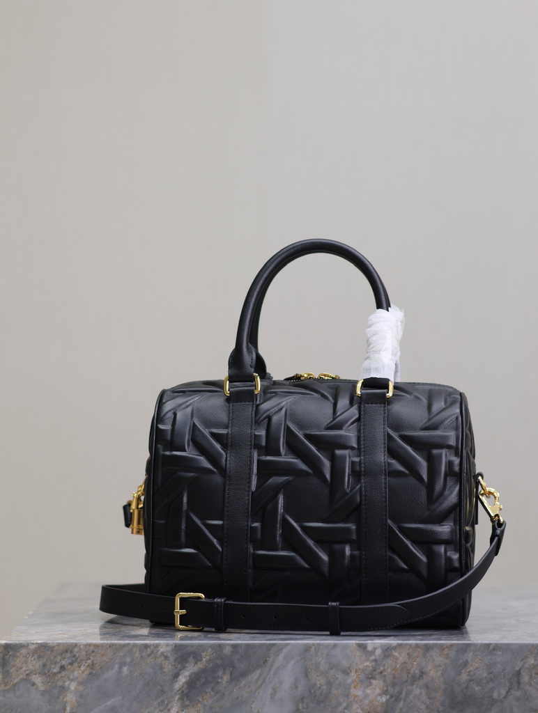 Dior Groove 25 Bag M1365 Black Graphic Cannage Calfskin - Default Title - View 2