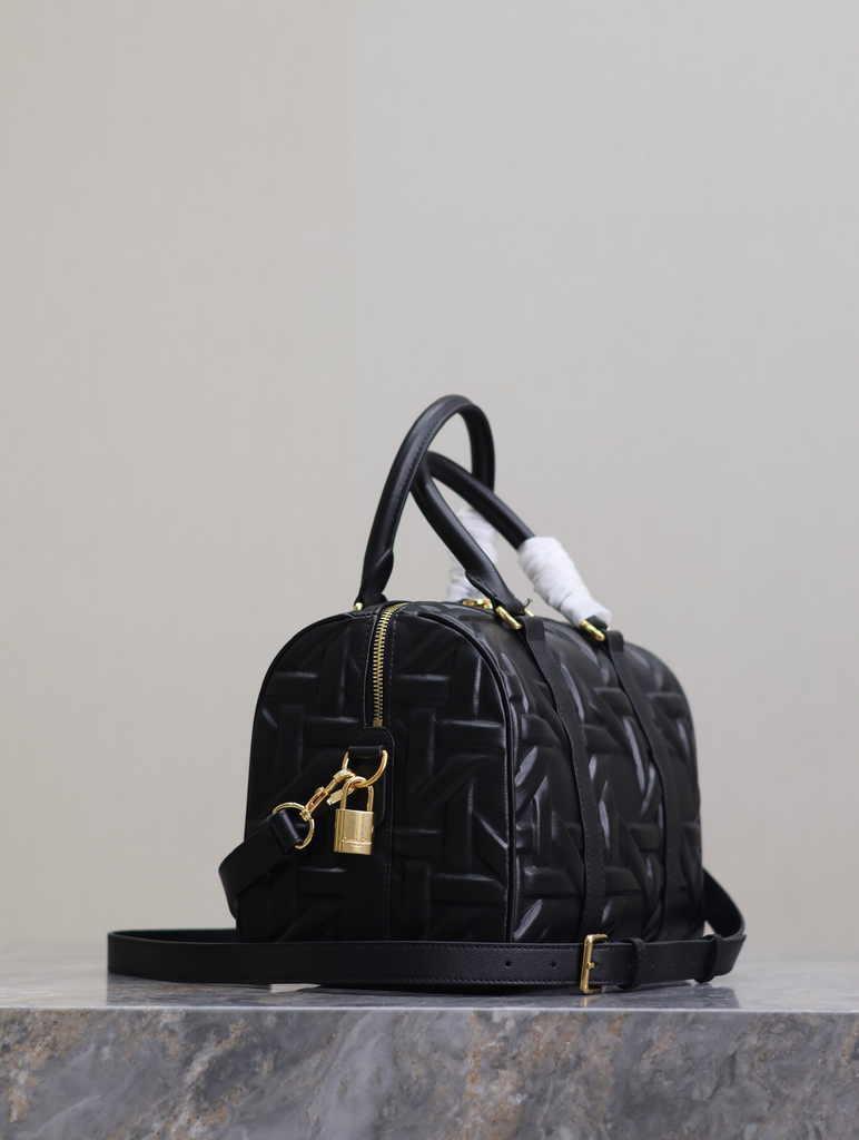 Dior Groove 25 Bag M1365 Black Graphic Cannage Calfskin - Default Title - View 4