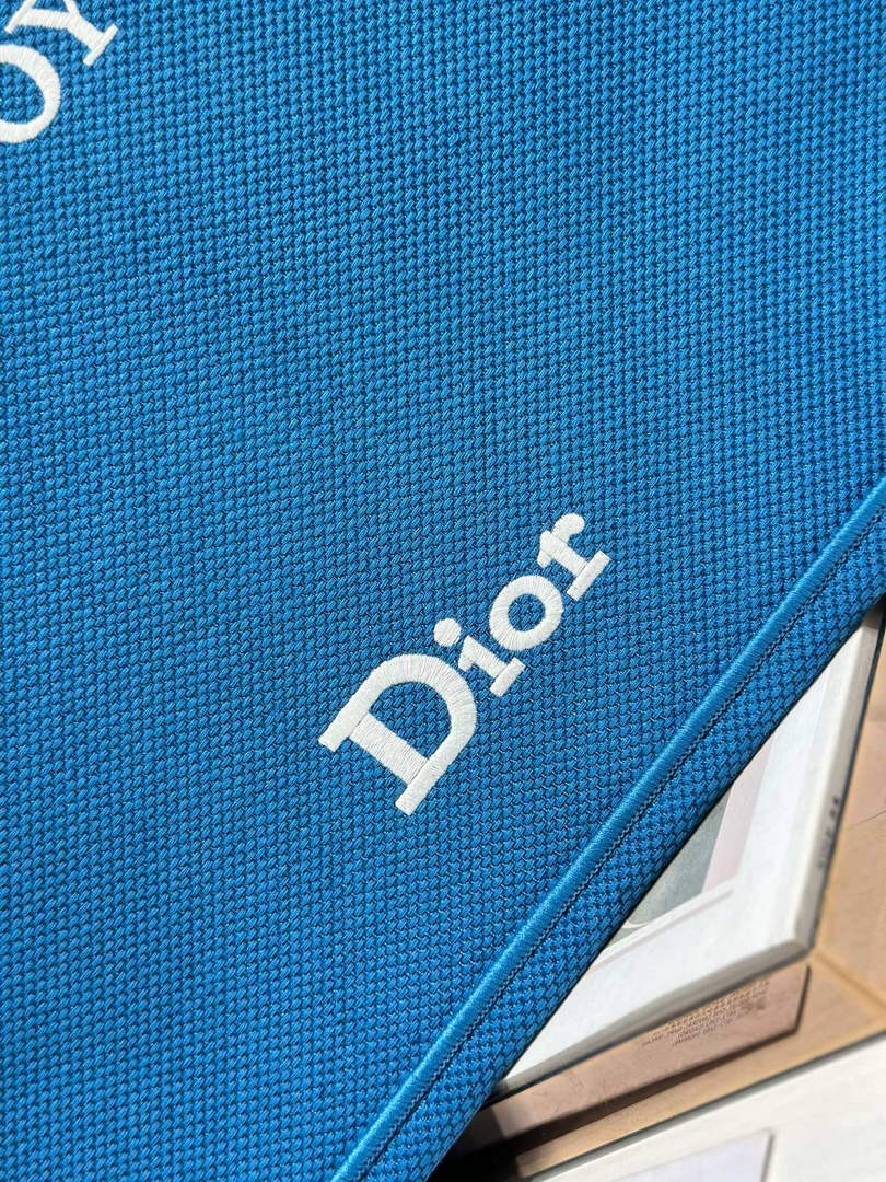 Dior Large Book Tote – Blue and White Toile de Jouy Embroidery – Cotton Canvas - Default Title - View 6