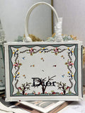 Dioramour Medium Book Tote – Multicolor Revolution Flowers - Default Title - View 1
