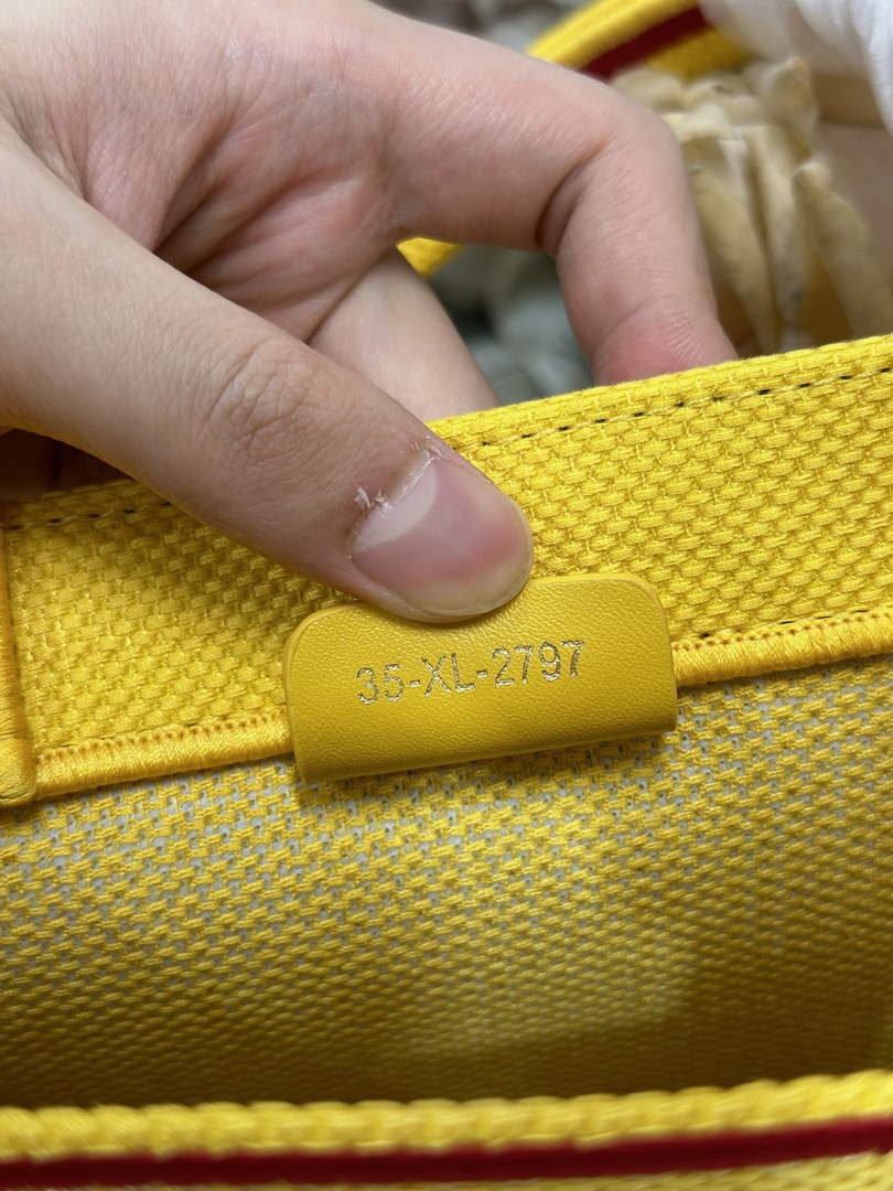 Small Dior Book Tote with Strap - Yellow and Red Toile de Jouy Embroidery - Default Title - View 9